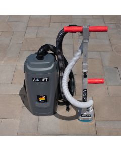 Airlift equipment for paving