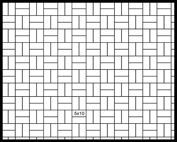 5×10 Basketweave 5x10 Basketweave