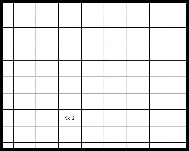 9×12 Stacked Running Bond 9x12 Stacked Running Bond